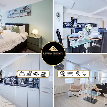 Stylish 1 Bed Apt By Livra Estate Short Lets & Serviced Accommodation Sutton With Free Parking Buitenkant foto