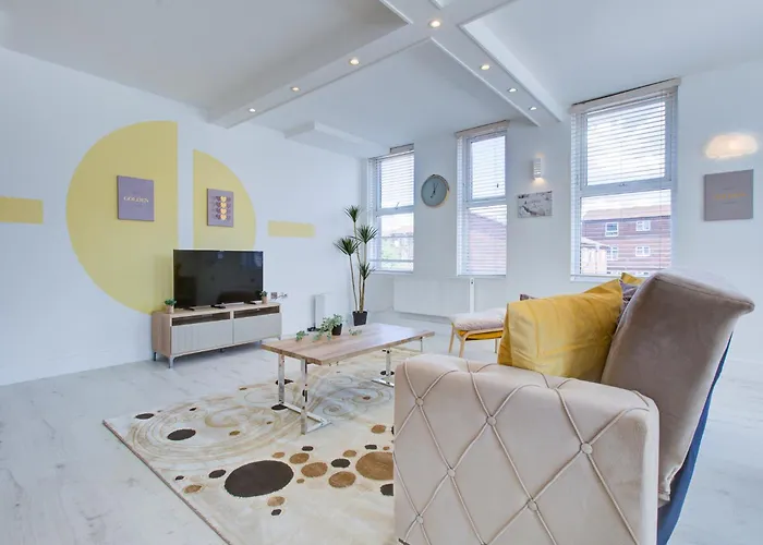 Stylish 1 Bed Apt By Livra Estate Short Lets & Serviced Accommodation Sutton With Free Parking