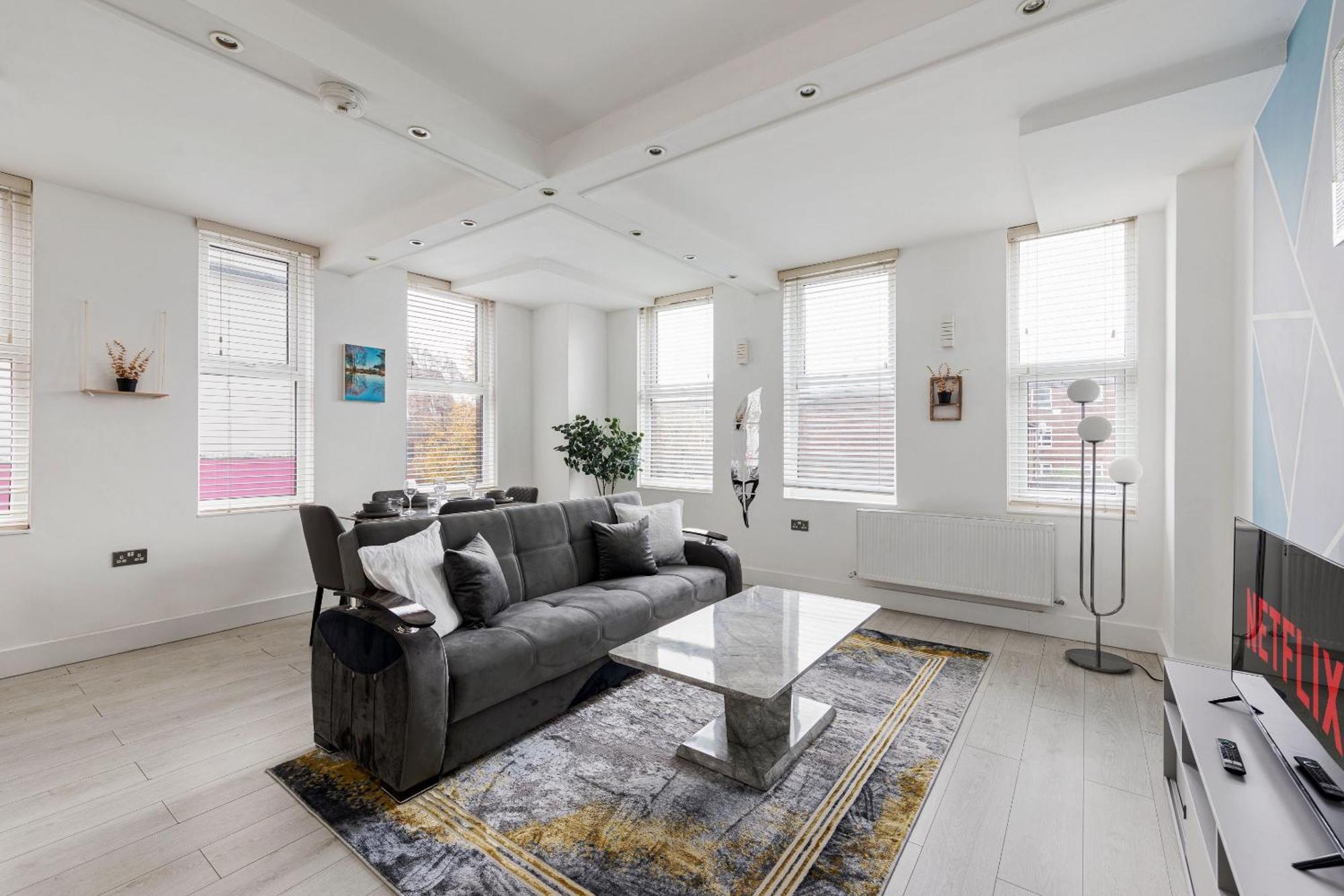 Apartment Stylish 1 Bed By Livra Estate Short Lets & Serviced Sutton With Free Parking