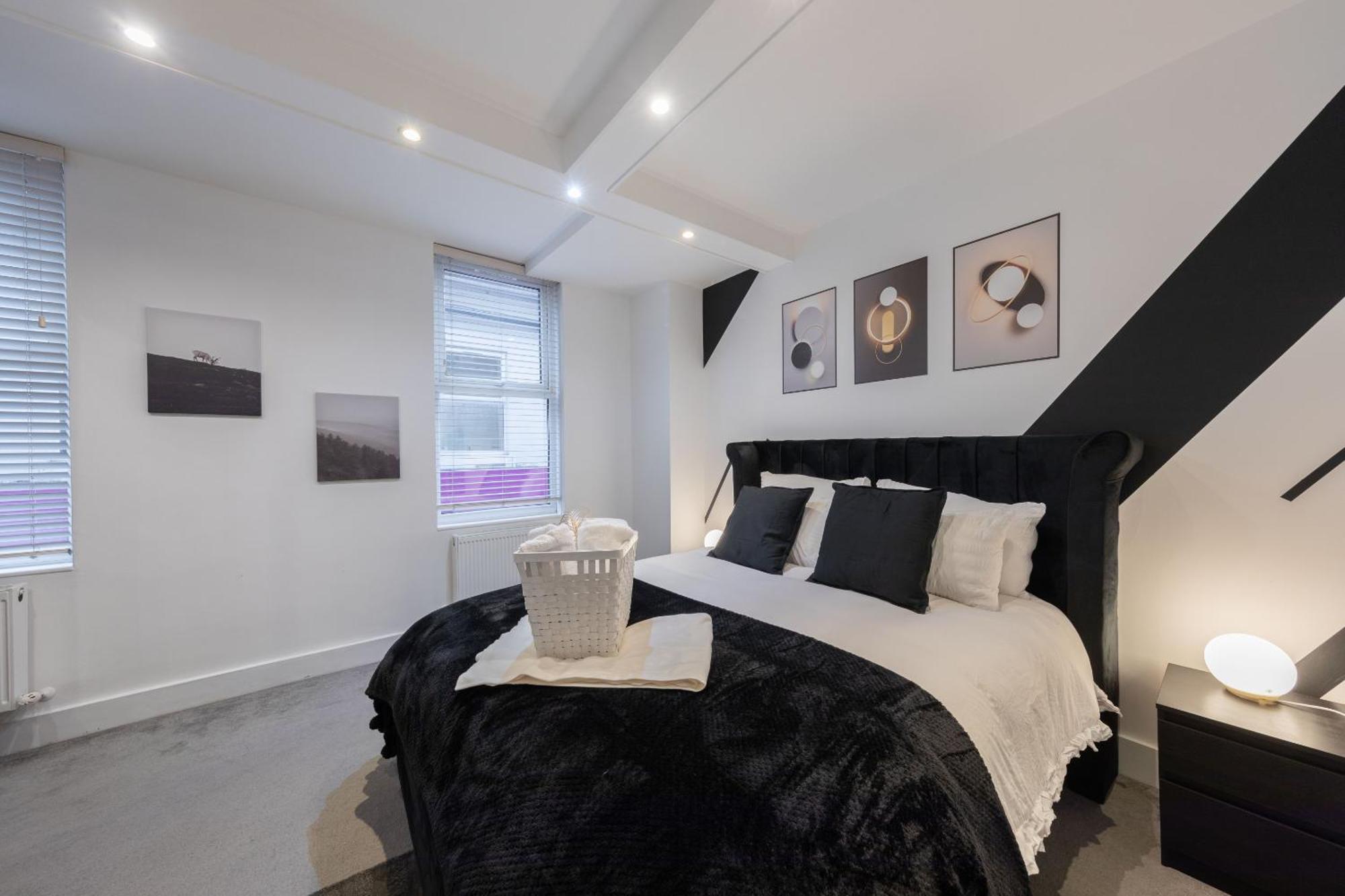 Apartment Stylish 1 Bed By Livra Estate Short Lets & Serviced Sutton With Free Parking *