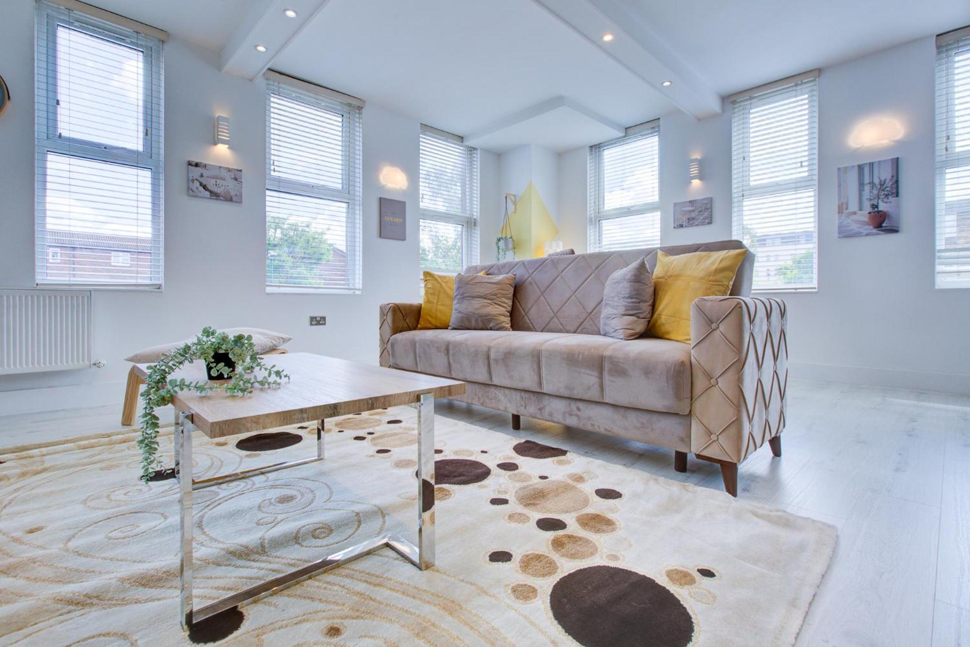 Stylish 1 Bed By Livra Estate Short Lets & Serviced Sutton With Free Parking Apartment Sutton (Greater London)