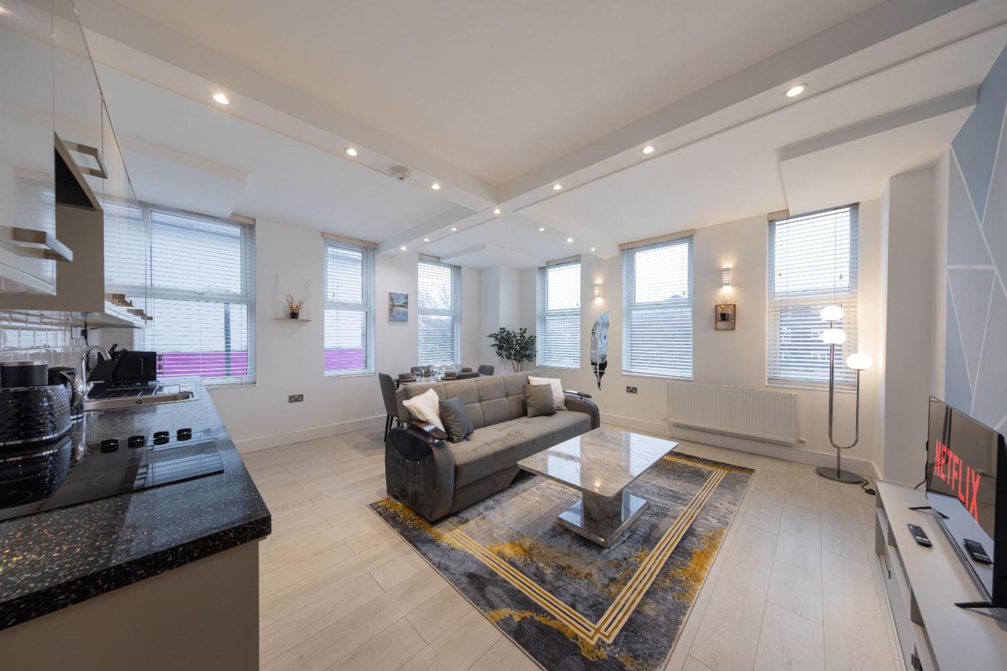 Apartment Stylish 1 Bed By Livra Estate Short Lets & Serviced Sutton With Free Parking Sutton (Greater London)