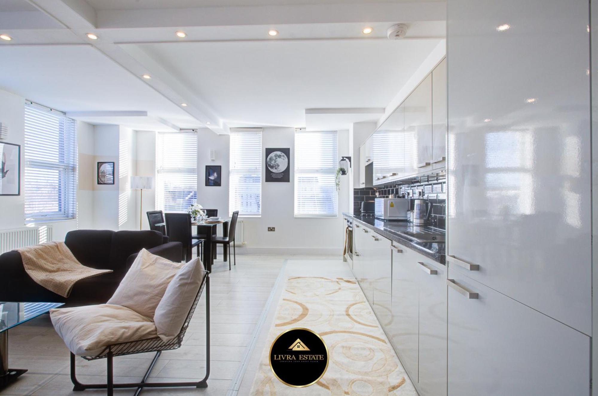 Stylish 1 Bed By Livra Estate Short Lets & Serviced Sutton With Free Parking Apartment Sutton (Greater London)
