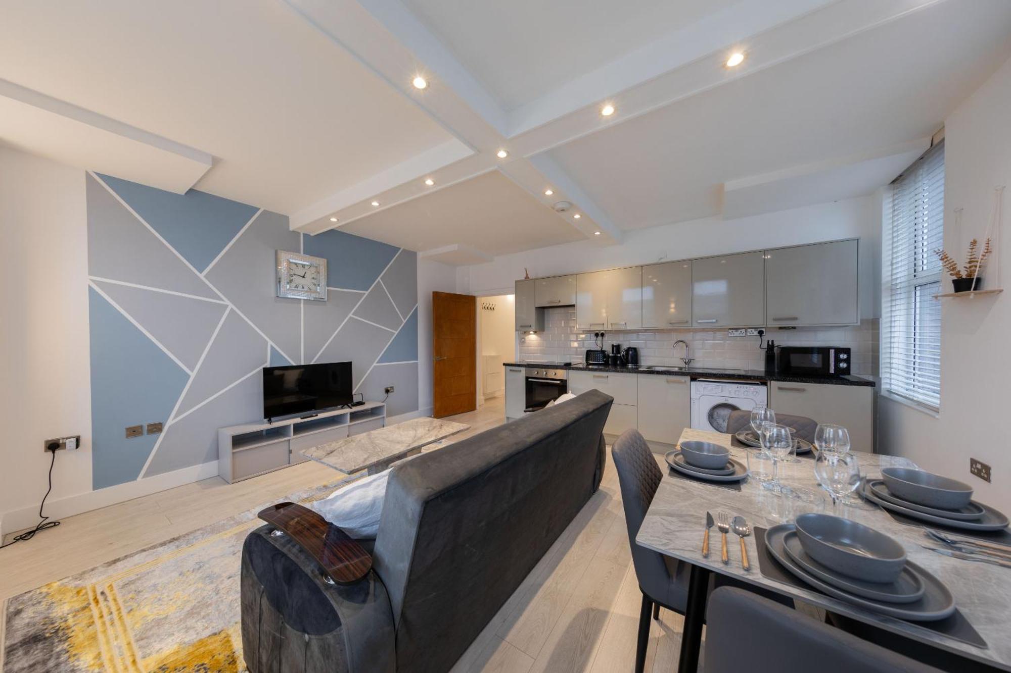 Apartment Stylish 1 Bed By Livra Estate Short Lets & Serviced Sutton With Free Parking