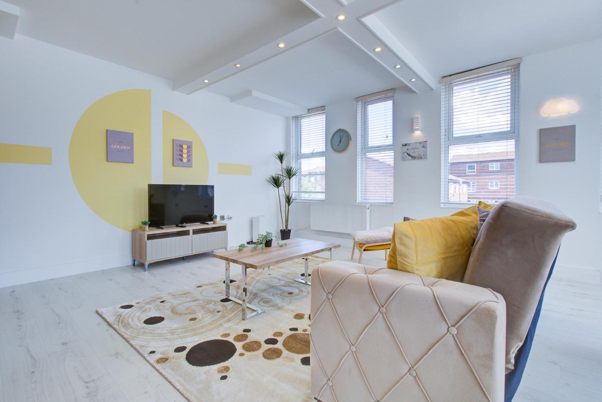 Stylish 1 Bed By Livra Estate Short Lets & Serviced Sutton With Free Parking Apartment Sutton (Greater London)